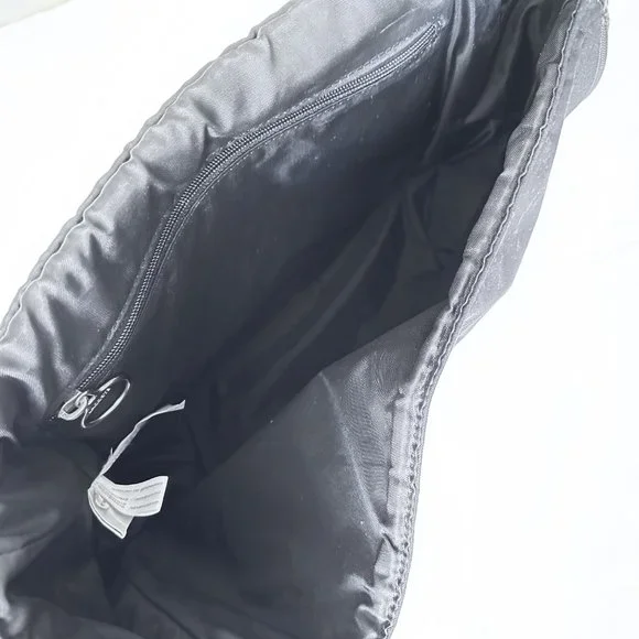 LACOSTE Black Nylon Logo signature Messenger Laptop shoulder bag - Picture 11 of 13